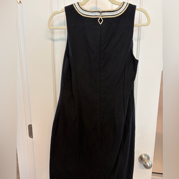 Lilly Pulitzer Black and Gold Mini Dress - Picture 2 of 5